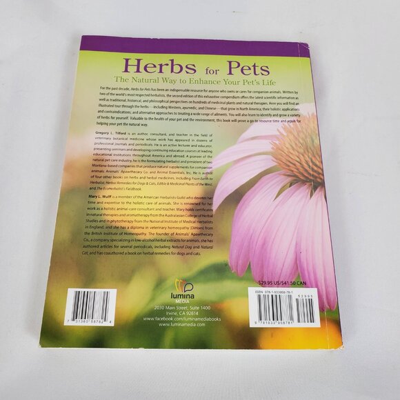 Herbs For Pets The Natural Way To Enhance Your Pets Life By Gregory L Tilford - Picture 6 of 10